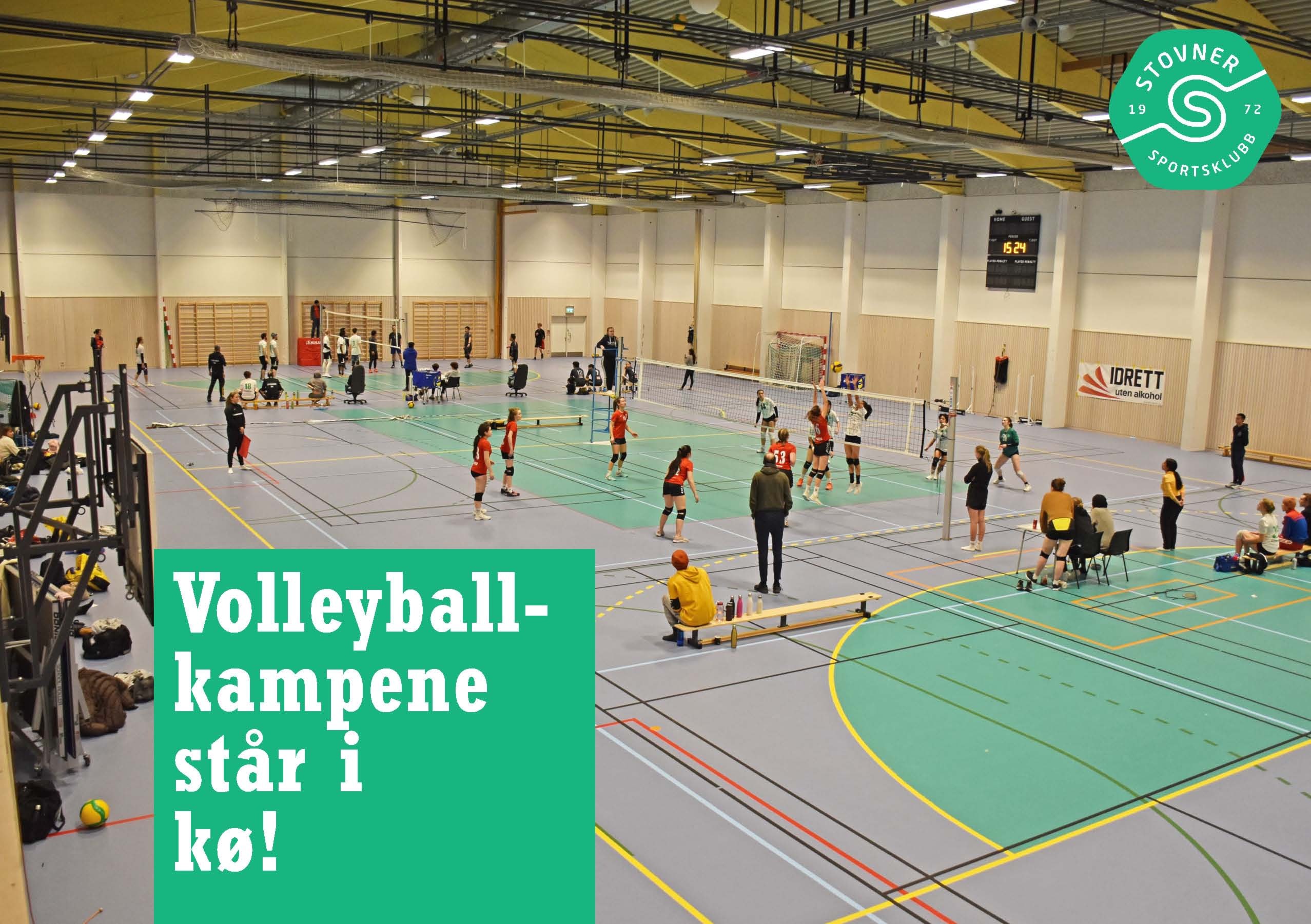 Stor volleyballaktivitet
